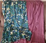 Chiffon efni m/gliti