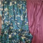 Chiffon efni m/gliti
